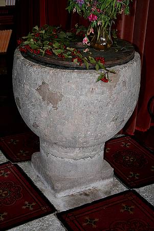 St Giles on the Heath - The Font